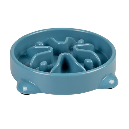 Duvoplus Anti-Schrok Voerbak - Petrolblauw - 300 ml / 19x19x4 cm