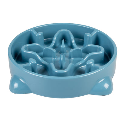 Duvoplus Anti-Schrok Voerbak - Petrolblauw - 300 ml / 19x19x4 cm