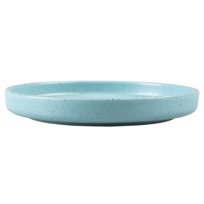 Duvoplus Vlakke Keramiekvoerbak Stone Speckle - Turquoise