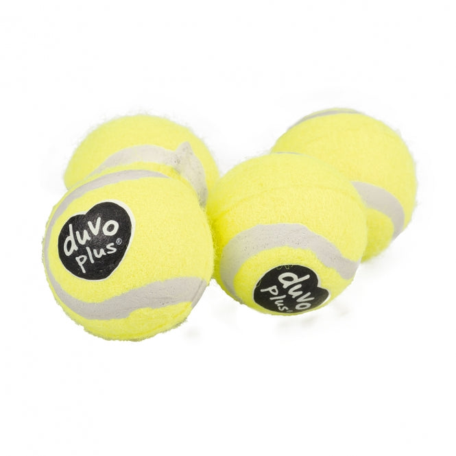 Duvoplus - Tennisballen - Geel - 3 stuks / 6 cm