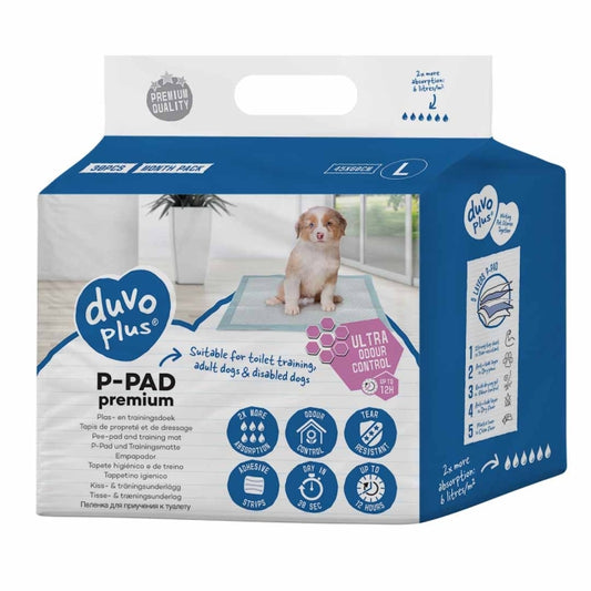 Duvoplus Puppy-onderleggers Premium Geurcontrole - 30 stuks - 60x60cm