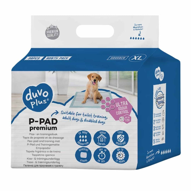 Duvoplus Puppy-onderleggers Premium Geurcontrole - 30 stuks - 30x45cm