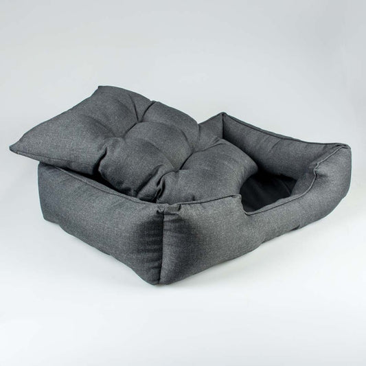 Duvoplus Hondenbed Duratex - donkergrijs - 120x80x25cm