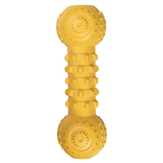 Duvoplus Kauwspeelgoed Griplay Dumbbell - Geel