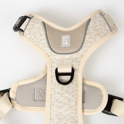 Duvoplus EXPLOR Ultimate Fit No-Pull-Tuigje - antiek wit - M - 40-49cm - 49-65cm