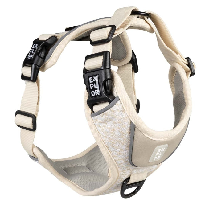 Duvoplus - EXPLOR Ultimate Fit - Anti-trek harnas - antiek wit - L - 48-58cm / 58-81cm