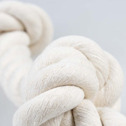 Duvoplus - ECO katoenen touw met 4 knopen - Wit