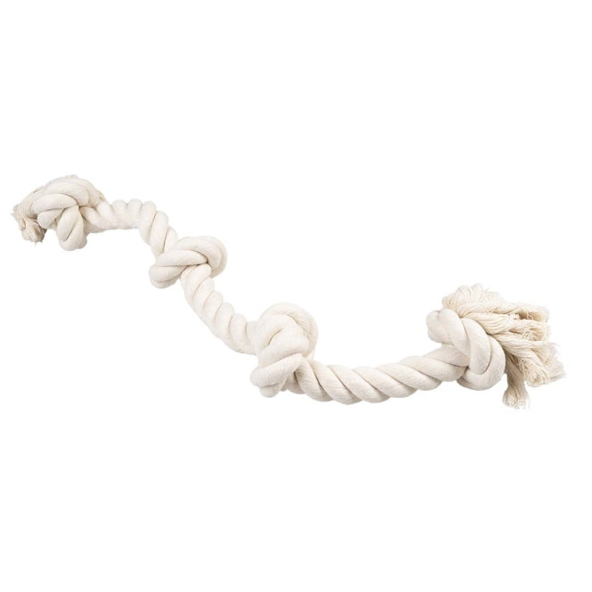 Duvoplus - ECO katoenen touw met 4 knopen - Wit