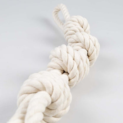 Duvoplus - ECO katoenen touw met 2 lussen - Wit