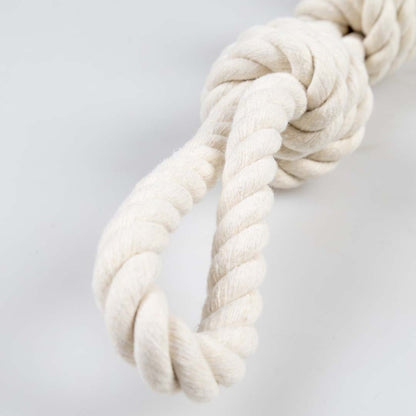 Duvoplus - ECO katoenen touw met 2 lussen - Wit
