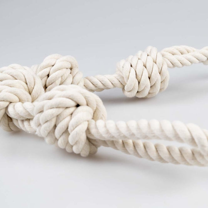 Duvoplus - ECO katoenen touw met 2 lussen - Wit