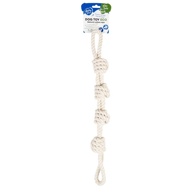 Duvoplus - ECO katoenen touw met 2 lussen - Wit