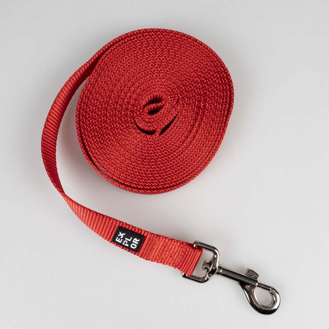 Duvoplus EXPLOR Trackinglijn Classic plat - rood - 10m/20mm