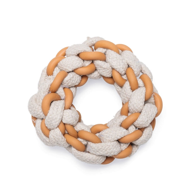 Beeztees Puppy Dental Touwring Mik - 8 x 8 x 3 cm