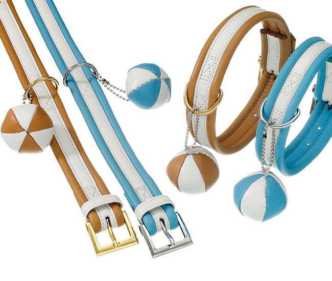 Karlie COTTAGE LINE Halsband - Blauw-Wit - 60 cm