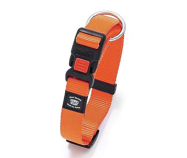 Karlie ASP Halsband Verstelbaar - Oranje - 40 mm, 55-75 cm