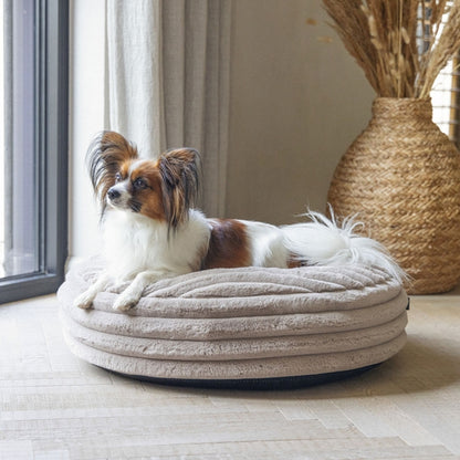 Designed by Lotte Hondenbed Reza - rond, beige - 65 x 16 cm