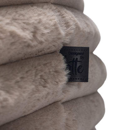 Designed by Lotte Hondenbed Reza - rond, beige - 65 x 16 cm