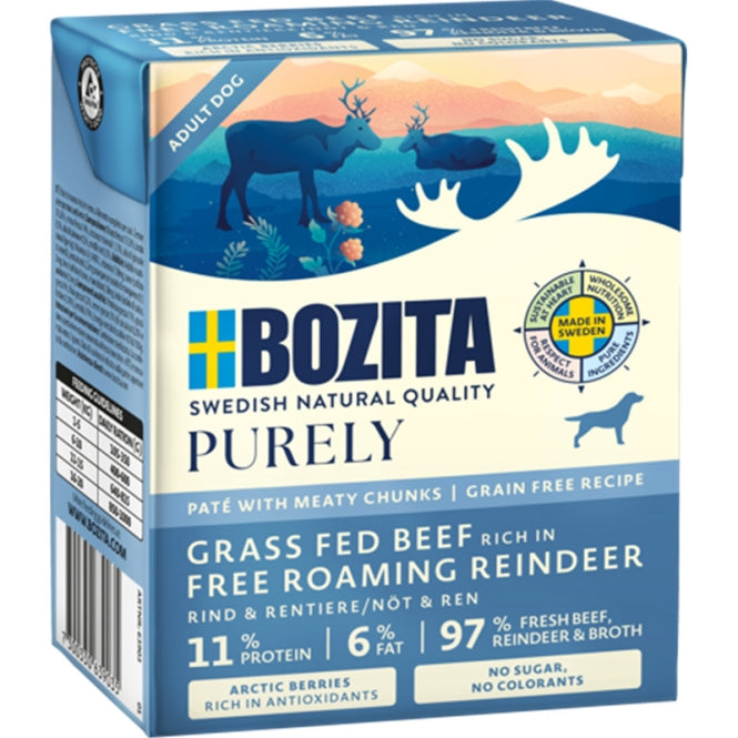 Bozita Tetra Purely Paté Rund & Rendier - 370g