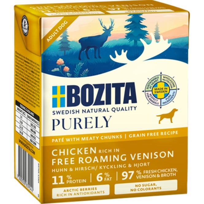 Bozita Tetra Purely Paté Kip & Hert - 370g