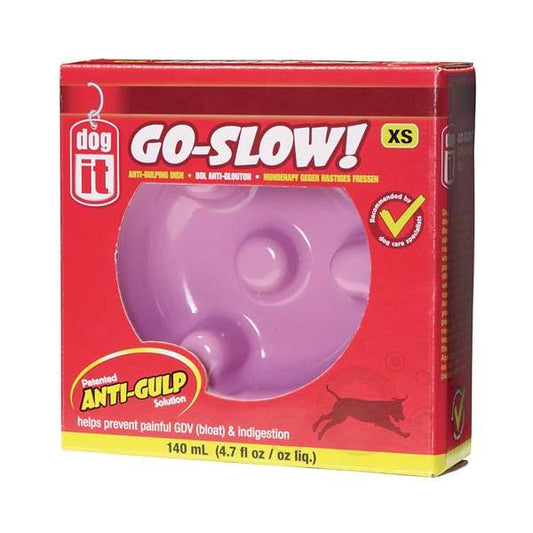 DOGIT Go-Slow anti-schrokbakje roze 140 ml