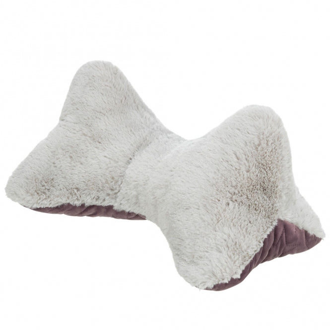 Trixie - Estelle kussen - bessen/grijs - 34x20 cm