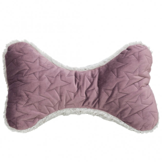 Trixie - Estelle kussen - bessen/grijs - 34x20 cm