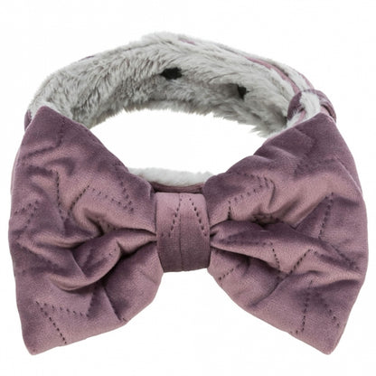 Trixie Halsband Estelle met boog - Lila  - M-L: 40-55 cm/40 mm