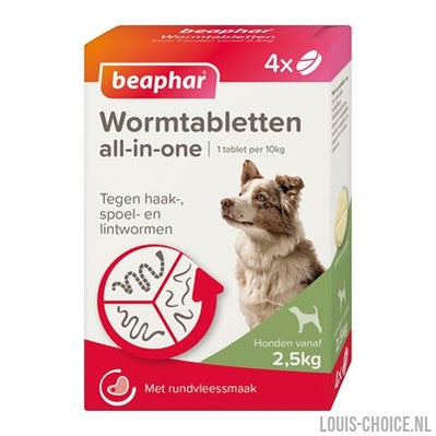 Beaphar Wormtablet All-In-One Hond-BEAPHAR-Louis Choice