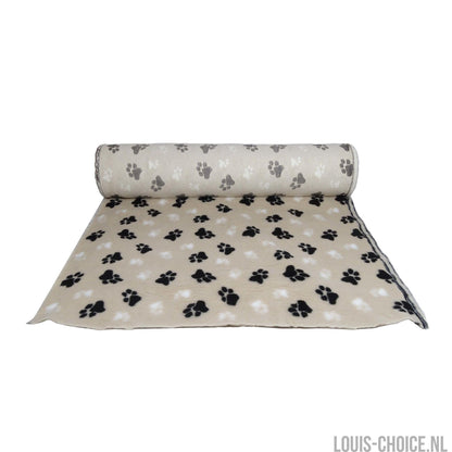De-Tail Vetbed Beige met pootjes 150 cm breed met antislip per strekkende meter