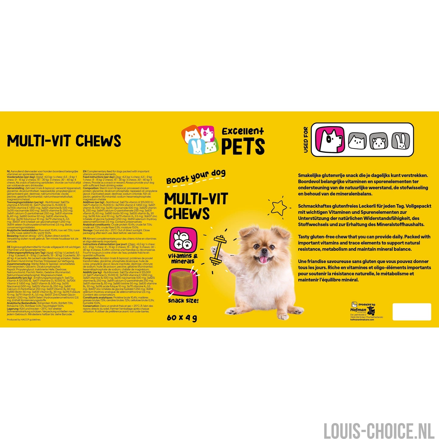 Excellent Pets Multi-Vitaminen Soft Chews
