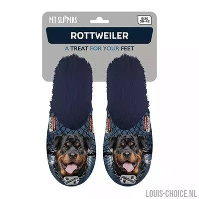 Merkloos Pantoffel Rottweiler Donkerblauw-MERKLOOS-Louis Choice