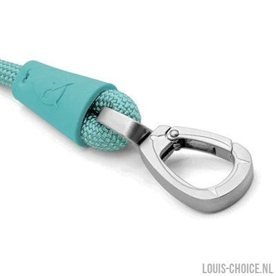 Morso Hondenriem Regular Rope Gerecycled Aquamarine Blauw-MORSO-Louis Choice