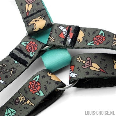 Morso Hondentuig H-Tuig Gerecycled Ink Tank Groen-MORSO-Louis Choice