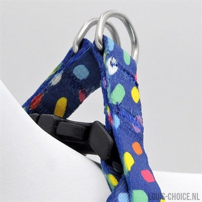 Morso Mini Hondentuig Verstelbaar Gerecycled Color Invaders Paars-MORSO-Louis Choice