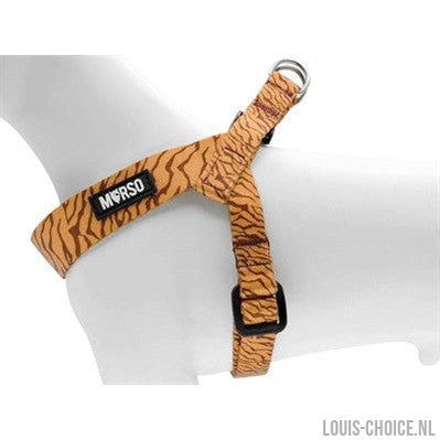 Morso Mini Hondentuig Verstelbaar Gerecycled Jungle Drum Oranje-MORSO-Louis Choice