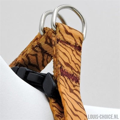 Morso Mini Hondentuig Verstelbaar Gerecycled Jungle Drum Oranje-MORSO-Louis Choice
