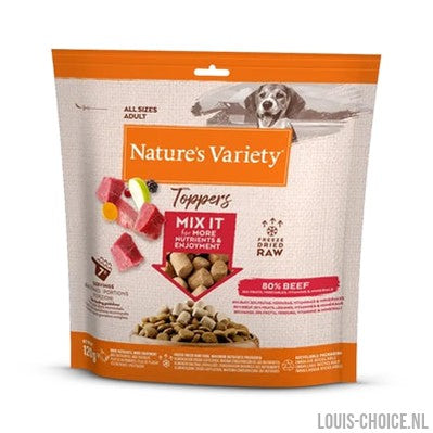 Natures Variety Freeze Dried Toppers Beef-NATURES VARIETY-Louis Choice