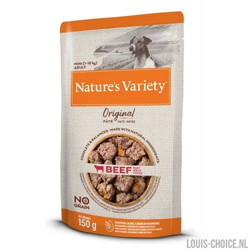 Natures Variety Original Mini Pouch Beef-NATURES VARIETY-Louis Choice