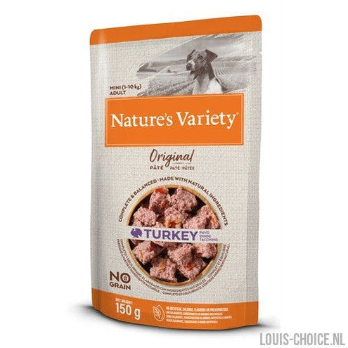 Natures Variety Original Mini Pouch Turkey-NATURES VARIETY-Louis Choice