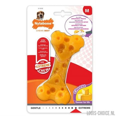 Nylabone Dura Chew Cheese Bone-NYLABONE-Louis Choice