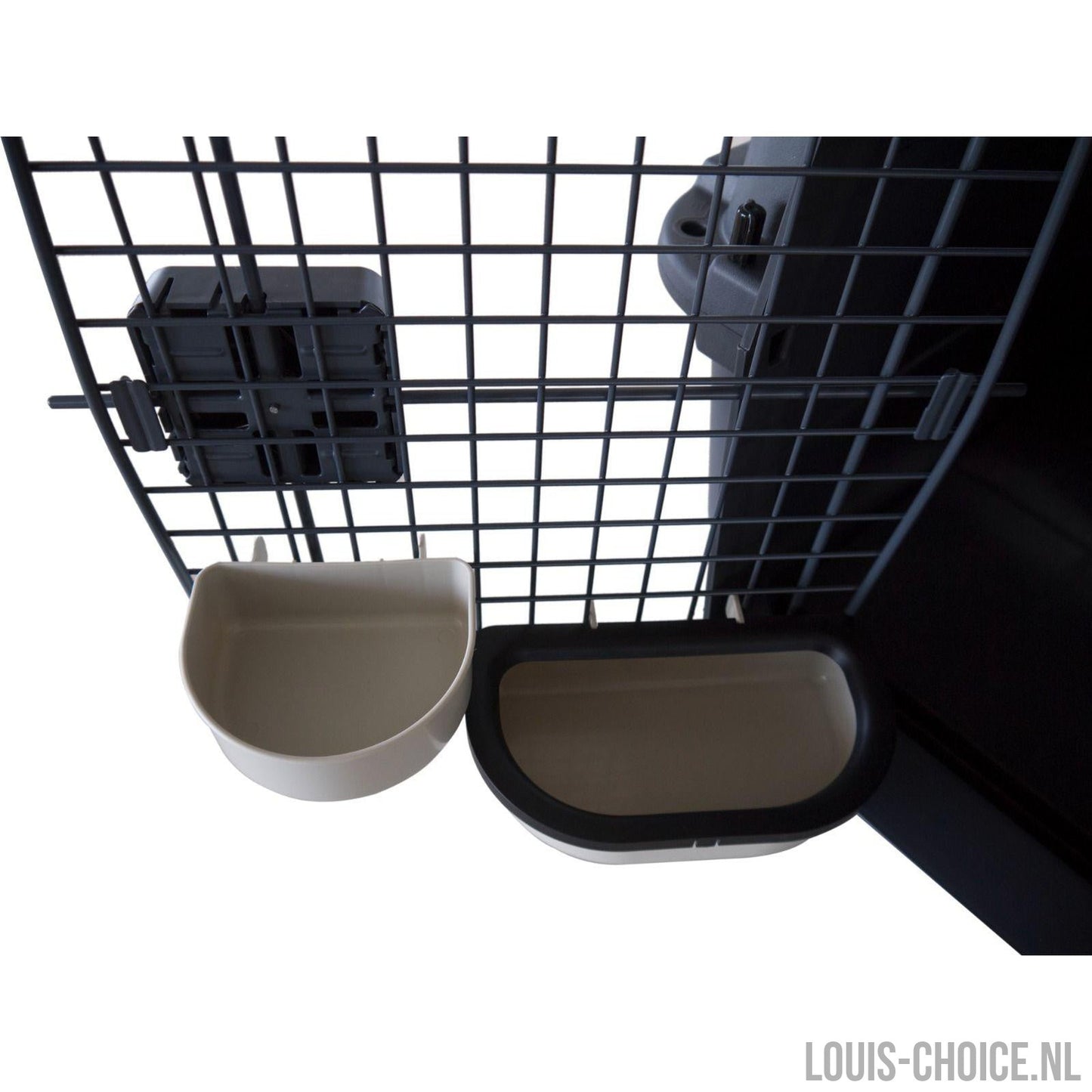 Topmast Pawsport Reisbench - Transportbox - Antraciet - Diverse Maten-Topmast-Louis Choice