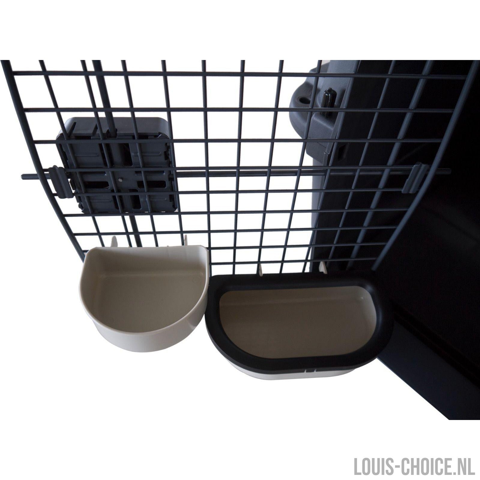 Topmast Pawsport Reisbench - Transportbox - Antraciet - Diverse Maten-Topmast-Louis Choice