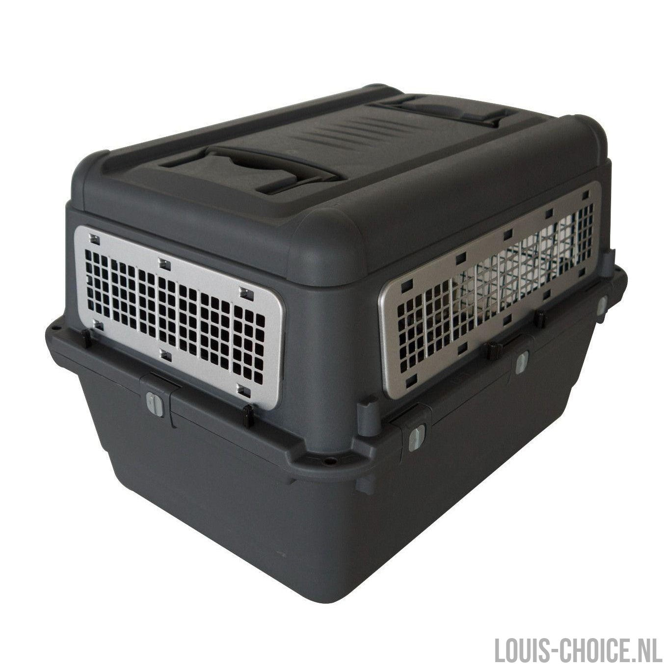Topmast Pawsport Reisbench - Transportbox - Antraciet - Diverse Maten-Topmast-Louis Choice