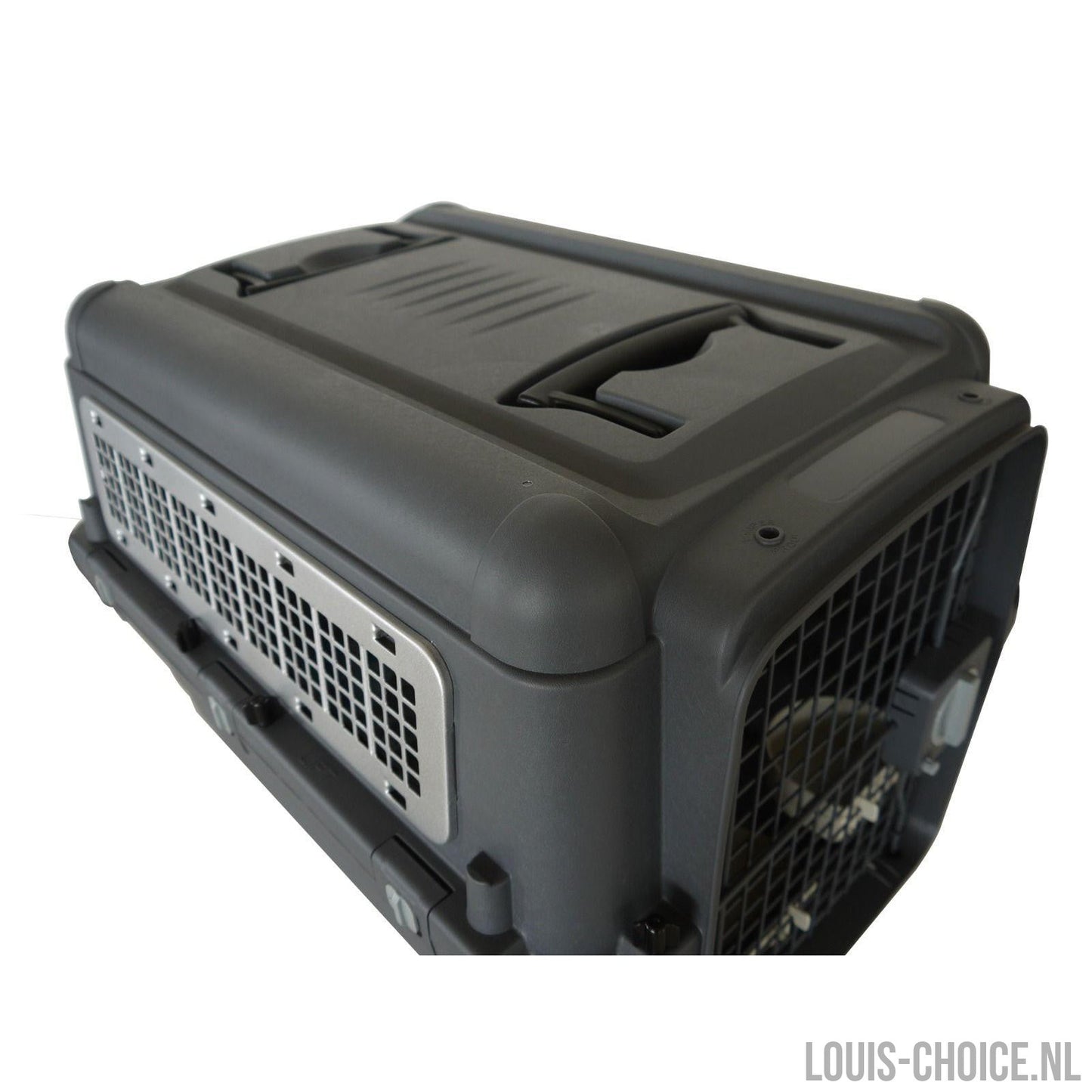 Topmast Pawsport Reisbench - Transportbox - Antraciet - Diverse Maten-Topmast-Louis Choice