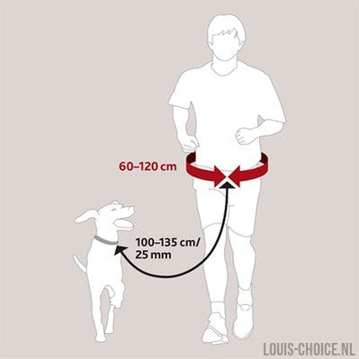 Trixie Heupriem Met Jogginglijn Zwart-TRIXIE-Louis Choice