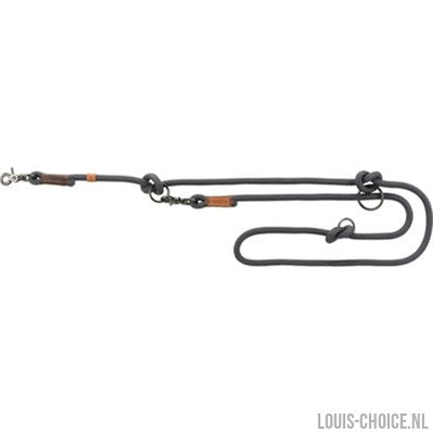 Trixie Hondenriem Be Nordic Verstelbaar Donkergrijs / Bruin-TRIXIE-Louis Choice