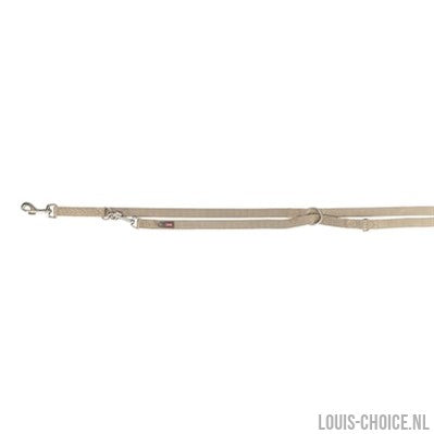 Trixie Hondenriem Premium Verstelbaar Zand Taupe-TRIXIE-Louis Choice