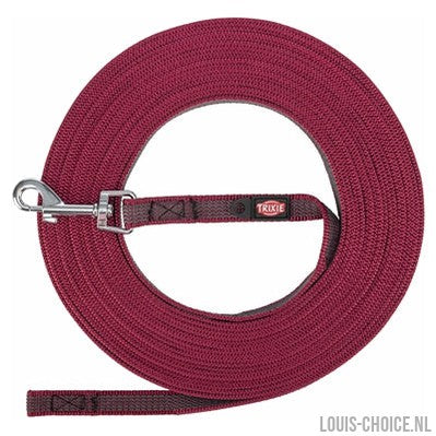 Trixie Hondenriem Sleeplijn Met Rubber Anti Slip Sangria Rood-TRIXIE-Louis Choice