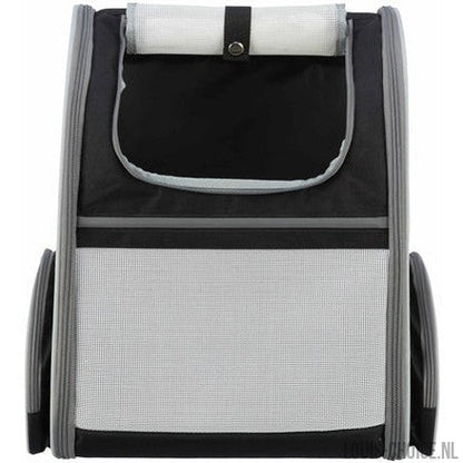 Trixie Hondentas Rugtas Chloe Lichtgrijs / Zwart-TRIXIE-Louis Choice